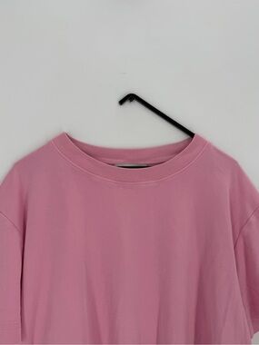 Cos Pink Oversized Cotton Short Sleeve T-Shirt